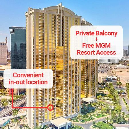 Lady Luck'S Vista - Private Balcony - Full Kitchen - Two Full Baths - Jetted Tub - Full Mgm Grand Resort Access W No Resort Fee At Mgm Signature 라스베이거스 외부 사진